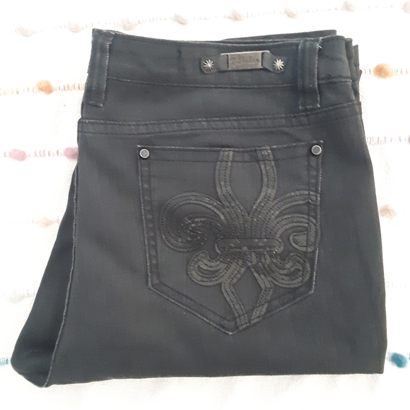 G STUDIO Black Denim Jeans SZ 12 - Picture 1 of 12